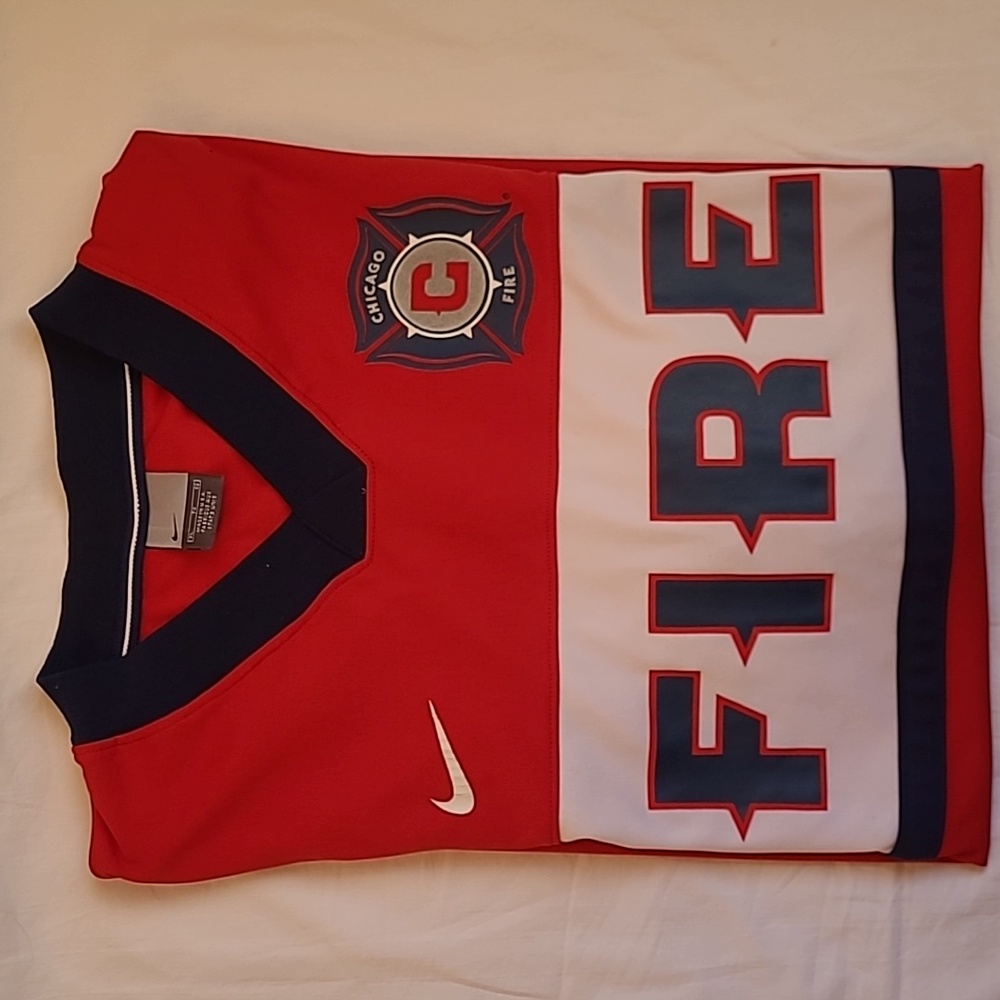Vintage (2001) Nike MLS Chicago Fire Jersey